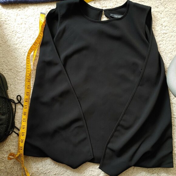 NWOT Robert Rodriguez Black Sleeveless Top Tank Blouse Sz 12 original designer - Picture 1 of 8